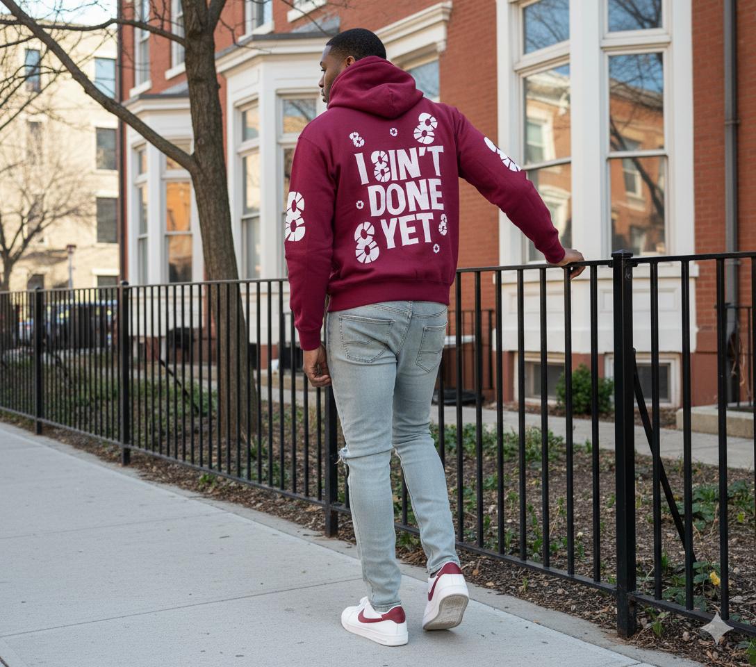I 8IN’T DONE YET Hoodie – PRE-ORDER