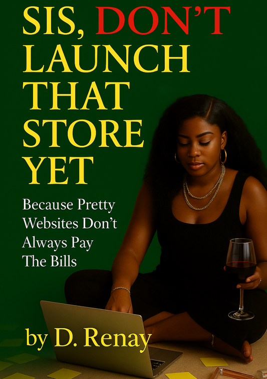 Sis, Don’t Launch That Store Yet: Because Pretty Websites Don’t Always Pay the Bills