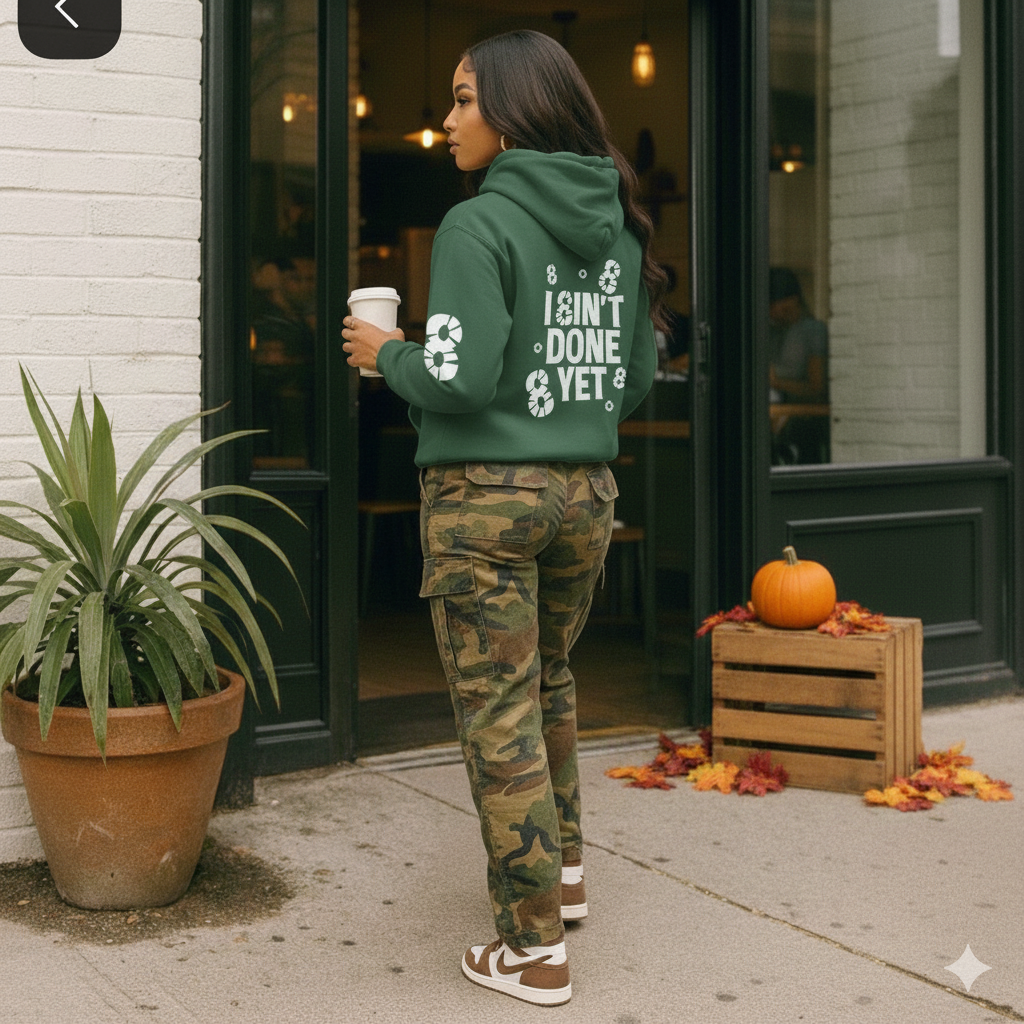 I 8IN’T DONE YET Hoodie – PRE-ORDER